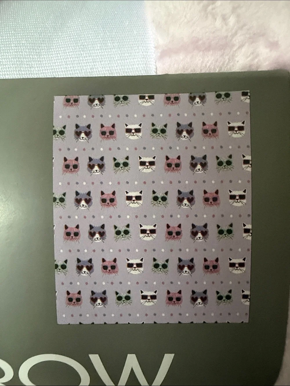 THROW Cute Cat Sunglasses Plush Throw Blanket - 50”x60” NWT